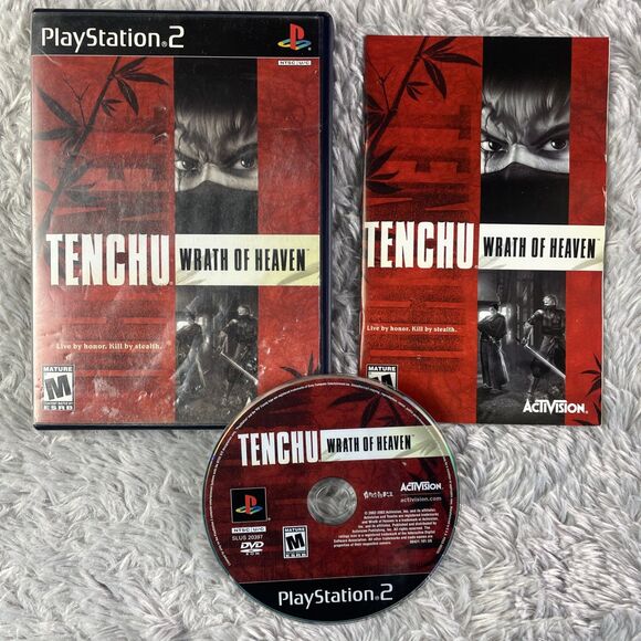 Tenchu Wrath of Heaven (Sony PlayStation 2, 2003) PS2 Complete CIB - Picture 1 of 11